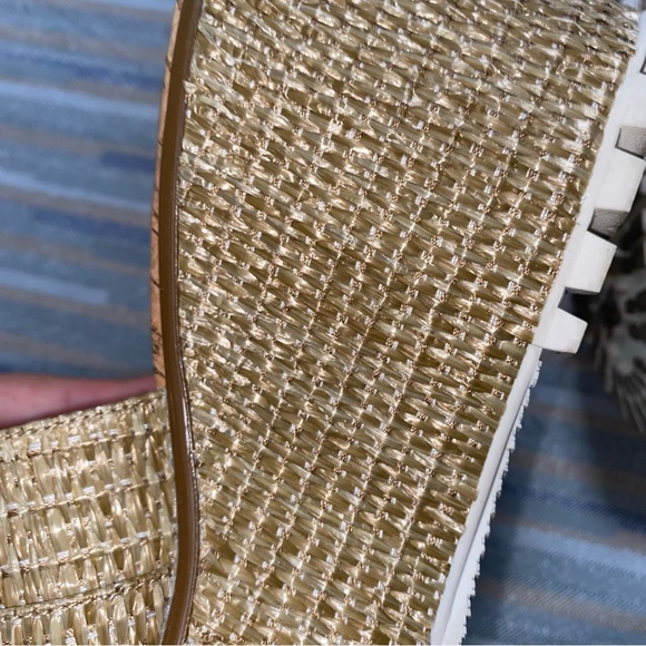 Sam Edelman Wicket Stitched Wedge Sandals Size 8 - Picture 6 of 7